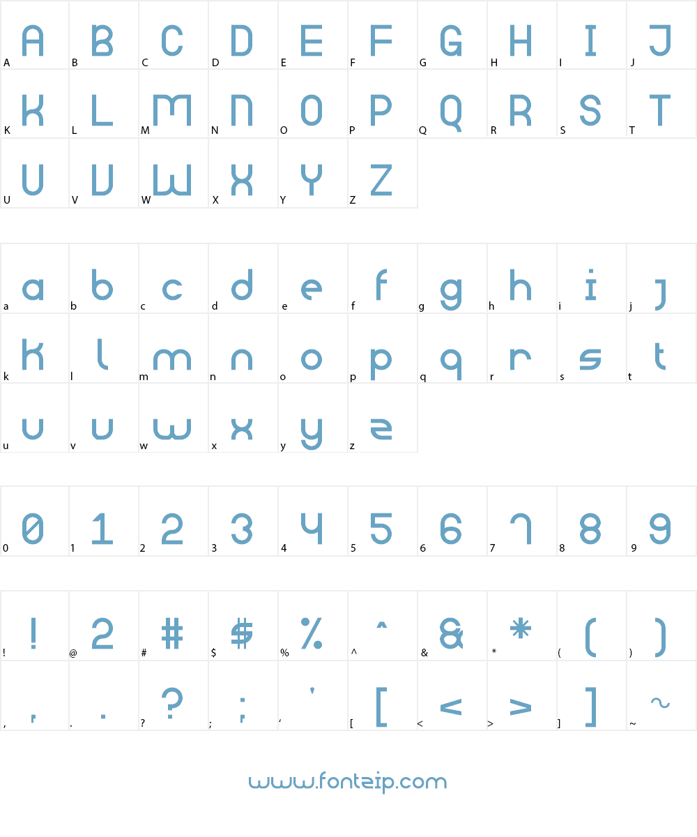 Big Daddy St Font Character